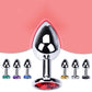 3 Size/set Metal Anal plug butt plug Sex Toys Butt Toys For Women/Men/Couples Adult Game Masturbator Anal S/M/L Diamond Sex Shop