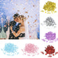 300Pcs Shiny Love Heart Foil Confetti Wedding Party Throwing Confetti Proposal Bridal Valentines Day Room Romantic Decorations