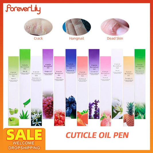 15PCS 6PCS Nail Nutrition Oil Pens Kit Nail Cuticle Oil Pen Nail Treatment Agnail Cuticle Oil Pen Nail Skin Nourishment Oil Pen