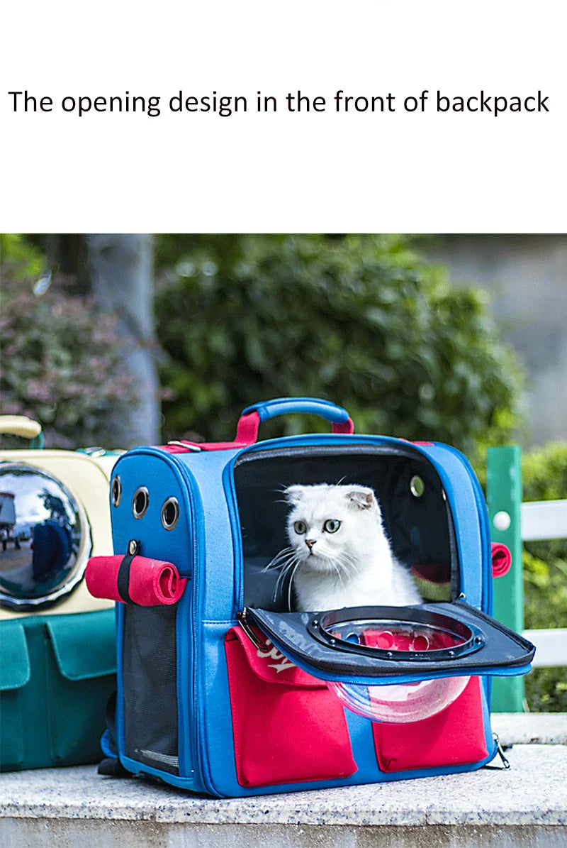 High Quality Foldable Astronaut Transport Travel Carrying Capsule Tote Shoulder Handbag Cat Dog Backpack Pet Carrier Bag