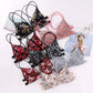 Women Flower Printed Bras Front Buckle Wireless Bralette Sexy Lingerie Comfort Push Up Floral Bras