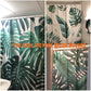 Green Tropical Plants Shower Curtain Bathroom Waterproof Polyester Shower Curtain Leaves 3d Printing Bath Curtains wIth 12 Hooks