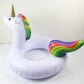 Giant Inflatable Unicorn Pool Float Swim Ring Floating Swim Float Gonflable Piscina Boias 90cm 120cm Child&Adult Water Toys