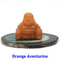 1.5" Buddha Statue Natural Healing Crystal Reiki Chakra Spiritual Hand Carved Stone Maitreya Figurine Crafts Home Lucky Decor