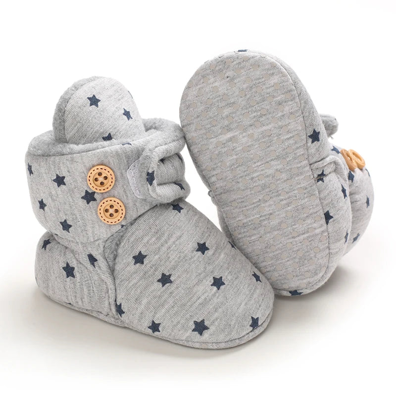 Baby Winter Cute Shoes for Girls Walk Boots For Boys Kids Shoes Toddlers Comfort Soft Newborns Warm Knitted Booties First Walk