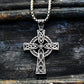 Beier Stainless Steel Vikings Pendant Valknut Celtic Cross Necklace Chain Norse Viking Jewelry LLBP8-505P