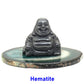 1.5" Buddha Statue Natural Healing Crystal Reiki Chakra Spiritual Hand Carved Stone Maitreya Figurine Crafts Home Lucky Decor