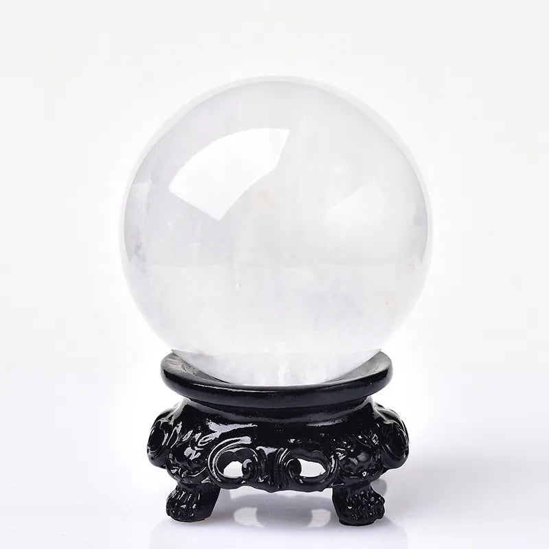 Boule de Quartz en pierre naturelle, 1 pièce, boule de Massage minérale de guérison, méditation Reiki, pierre énergétique, décoration de la maison