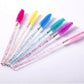 50pcs Shiny Disposable Eyelash Applicator Wands Curler Brush Set Mascara Eyebrow Spoolers  Comb Wands Spoolies Brushes