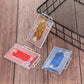 1pc Transparent Multi-use Portable Badge Card Holder Hard Plastic Protector Cover ID Card Bus Card Sleeve Office School Supplies