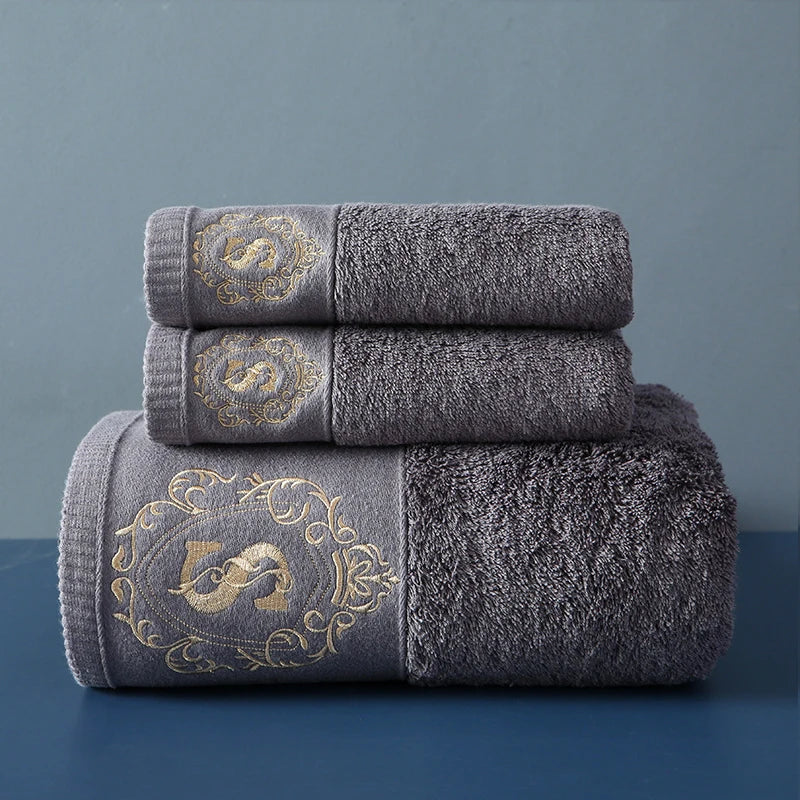 2023 New High-grade 100% Cotton Luxury Towels Bathroom Face Bath Towel Set Soft Five Star Hotel Towel adults Serviette  80x160cm