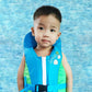 1-10 years life jacket life vest baby girl boy water swimwear swim suit blue red color