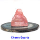 1.5" Buddha Statue Natural Healing Crystal Reiki Chakra Spiritual Hand Carved Stone Maitreya Figurine Crafts Home Lucky Decor