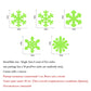 50pcs Luminous Snowflakes Wall Sticker Winter Frozen Party DIY Ornaments Christmas Decorations for Home Navidad Fake Snow Decor