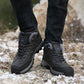 Brand Winter Men's Boots Warm Men's Snow Boots High Quality Leather Waterproof Men Sneakers Outdoor Men Hiking Boots Work Shoes