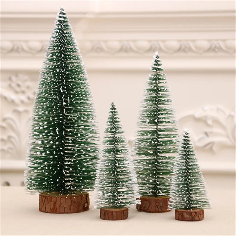 Mini Christmas tree Desktop decoration/Shop window New Year 2022 Gift Xmas Christmas Decorations for Home Ornaments Noel Navidad