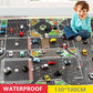 City Traffic Car Park Play Mat Waterproof Parking Lot Kids Playmat Kids Rug Boy Girl Educational Toys for Children Map