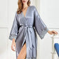 Women Sexy Imitation Ice Silk Sleepwear Ladies Sleepwear Hot Sale Half Sleeve Nightgowns Sleepwear Nightdresses