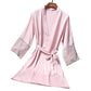 Bridesmaid Robes Satin Robe Bride Elegant Sleepwear Sexy Lace Women Dressing Gown Bathrobe Kimono Silk Bath Robe Sleep Lounge