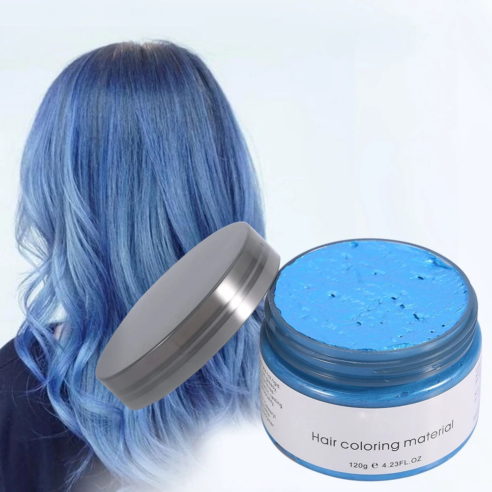 6Colors Women Men Disposable Hairstyle Styling Modeling Hair Coloring Wax