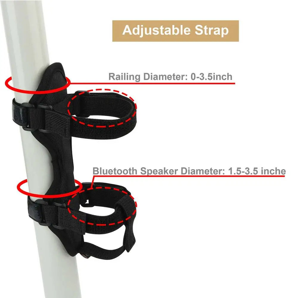 Bicycle Speaker Strap Holder Bike Bottle Holder Hook And Loop Water Cup Strap Fixed Strap For Cycling Bicycle Accessories