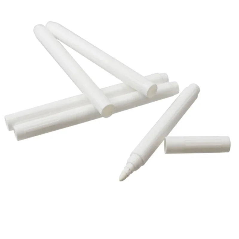 3/5/10pcs/Set White Liquid Chalk Pens for Wall Sticker Blackboard Chalkboard Window White Pen Chalk Marker Erasable