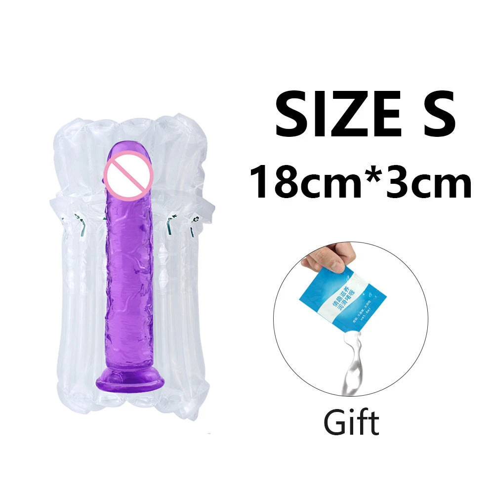 Huge Flesh Realistic Dildo Vagina Anal Butt Plug Strap On Penis Suction Cup For Woman Adult Vibrator Sex Toy Shop Pussy Pump