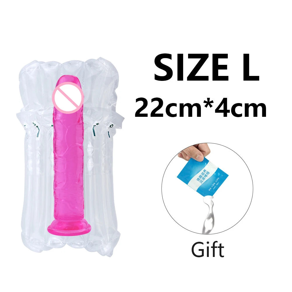 Huge Flesh Realistic Dildo Vagina Anal Butt Plug Strap On Penis Suction Cup For Woman Adult Vibrator Sex Toy Shop Pussy Pump