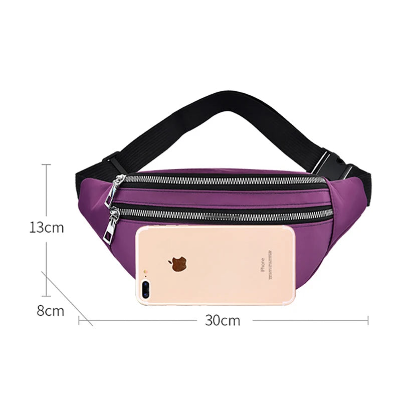 Fanny Pack Women Waist Bag Men belt pouch Waist pack Female Banana Bag for women Ladies Fashion Travel Shoulder Purse  Belt bag