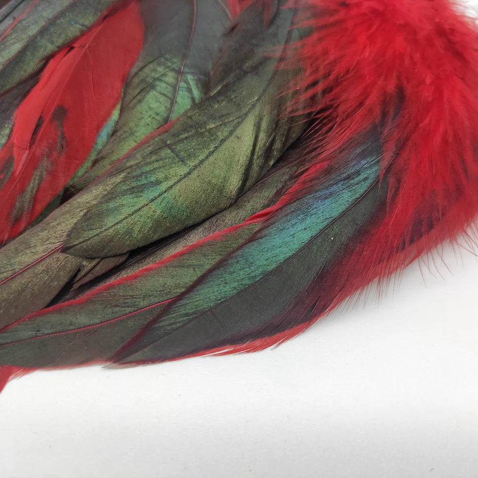 20Pcs/Lot Plume Black Party Rooster Feathers Crafts DIY Natural Colored Feather Jewelry Making Wedding Decoration Plumas 13-18cm