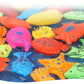 Kids' Fishing Toy Set Play Water Toys for Baby Magnetic Rod and Fish with Inflatable Pool Outdoor Sport Toys for Children