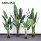 120-200cm Large Artificial Banana Tree Tropical Fake Plants Palm Leafs Monstera Green Plastic Jungle Plant for Home Office Decor
