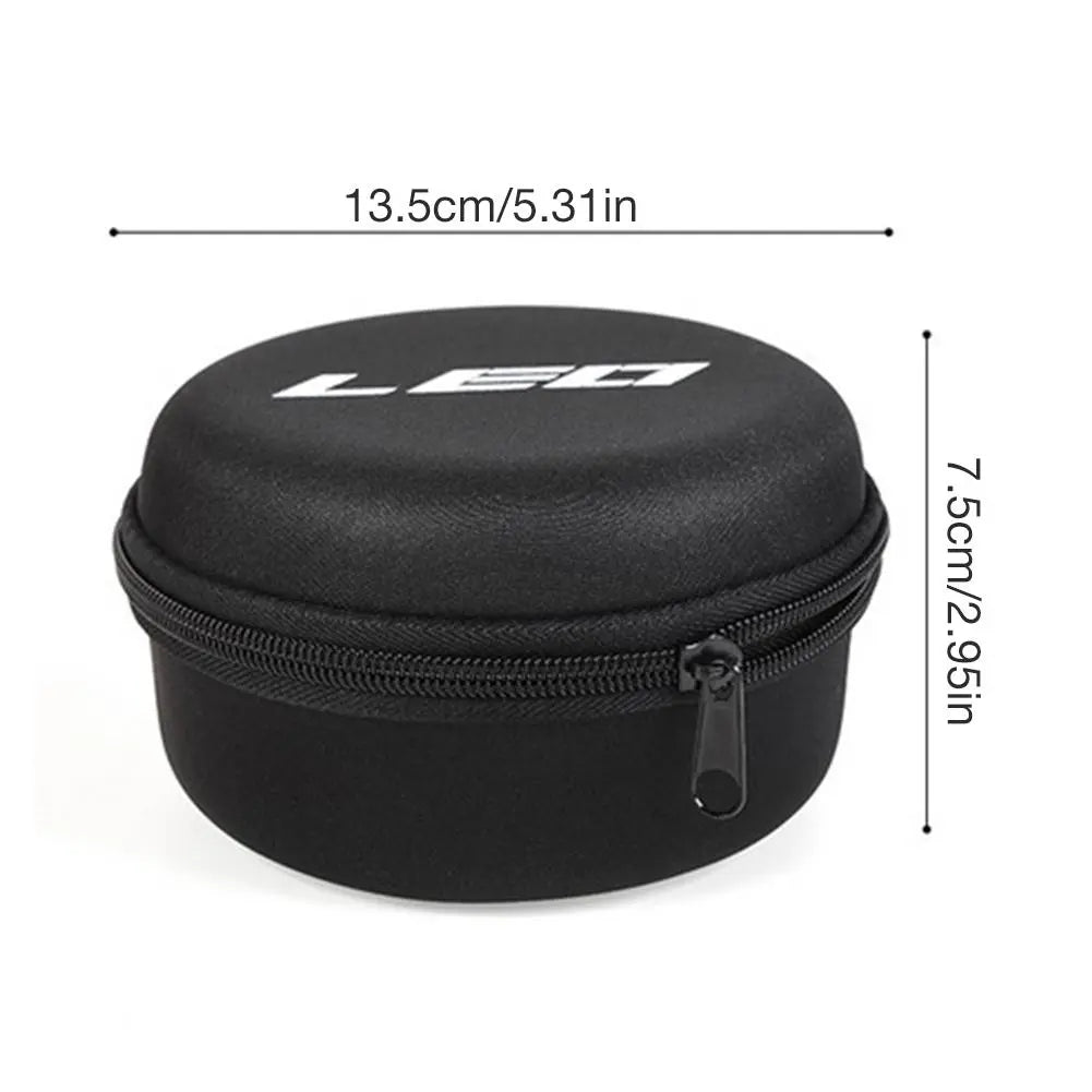 12CM Waterproof Fishing Bag Fishing Reel Case Round EVA Hard Protective Cover Storage Case Shockproof Fishing Reel Pouch Bag