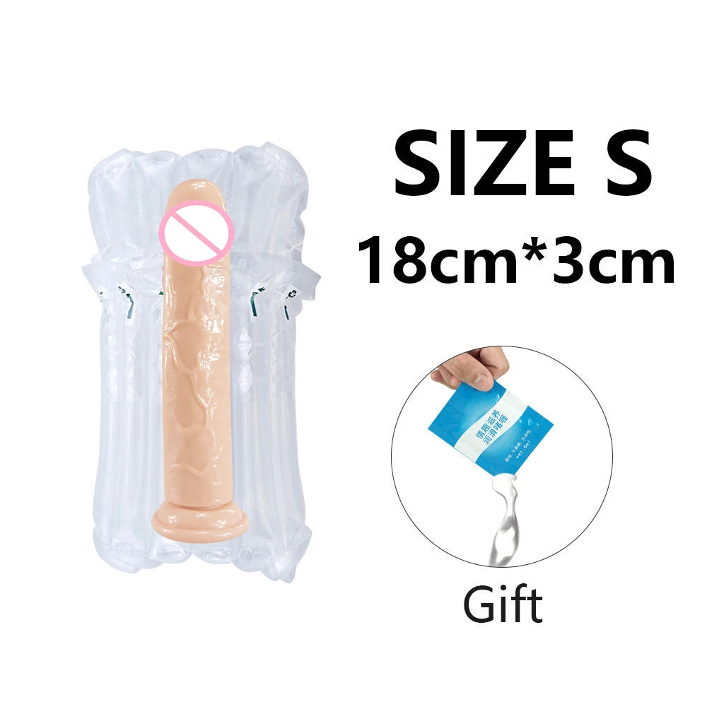 Huge Flesh Realistic Dildo Vagina Anal Butt Plug Strap On Penis Suction Cup For Woman Adult Vibrator Sex Toy Shop Pussy Pump