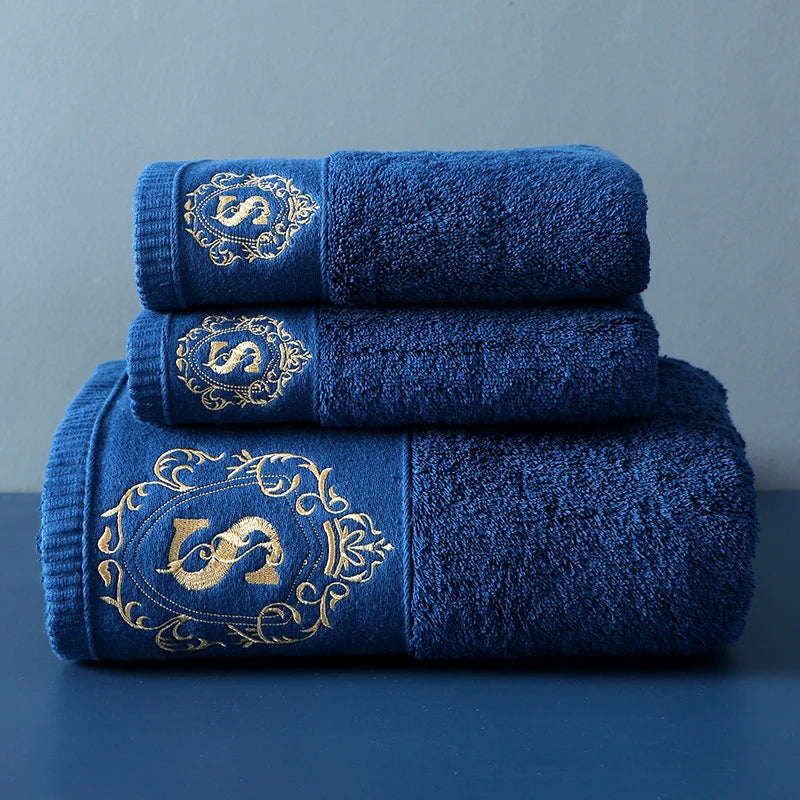 2023 New High-grade 100% Cotton Luxury Towels Bathroom Face Bath Towel Set Soft Five Star Hotel Towel adults Serviette  80x160cm