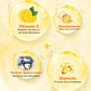 10pcs Vitamin C Skin Care Face Mask VC Sheet Mask Facemask Facial Masks Mascara Facial Korean Whitening Women Beauty And Health