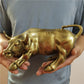 Bronze Bull Statue Ornament Wall Street Cattle Sculpture Statue Charging Stock Market Resin Mascot Home Office Decoration Gifts