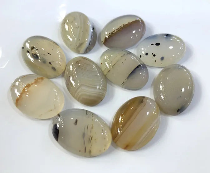 Dendritic Agates Bead Cabochon Pierre Naturelle Wholesale Stone Natural Fashion Jewelry Making Gemstone Beads