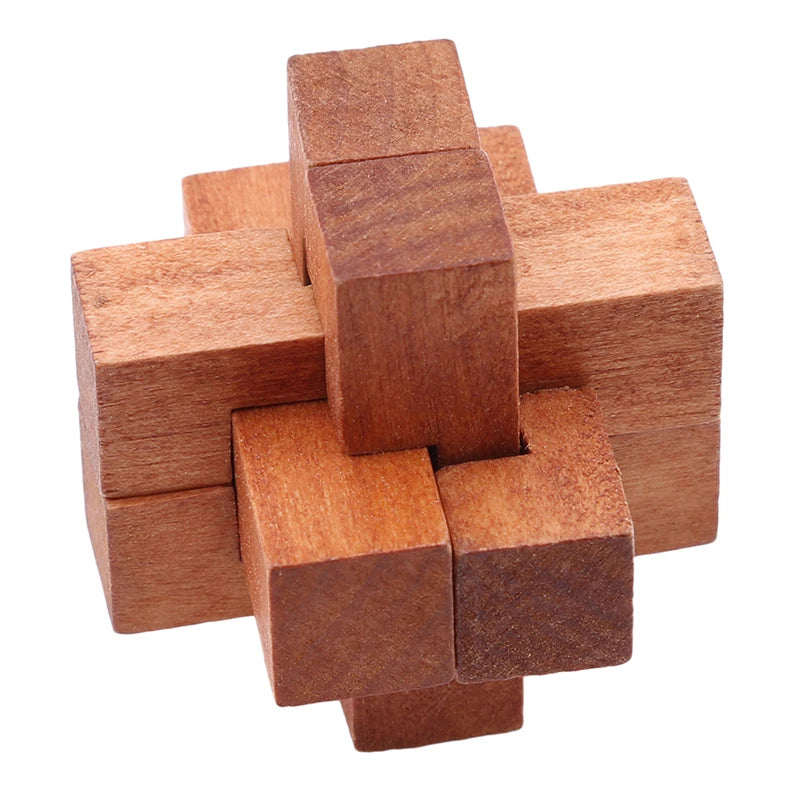 Wooden Kong Ming Lock Game Toy For Children Adults Kids Drop Shipping Iq Brain Teaser Interlocking Burr Puzzles