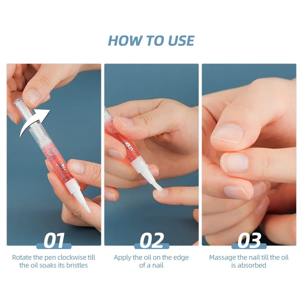 15PCS 6PCS Nail Nutrition Oil Pens Kit Nail Cuticle Oil Pen Nail Treatment Agnail Cuticle Oil Pen Nail Skin Nourishment Oil Pen