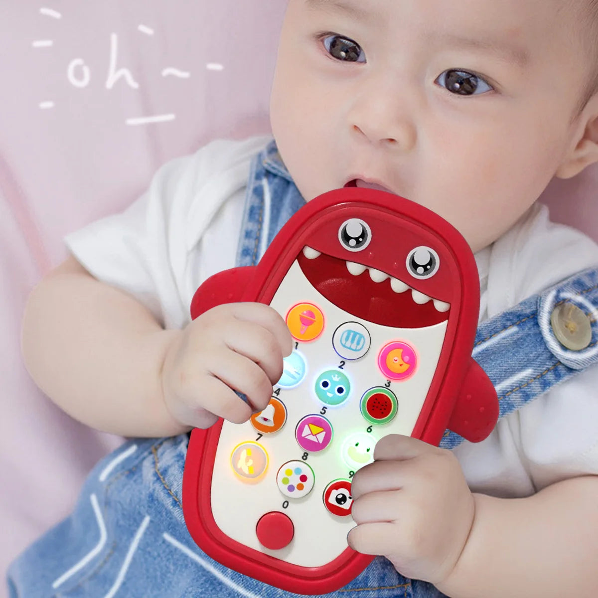 Baby Phone Toy in English Telephone Music Sound Machine for for Kids Infant Early Educational Mobile Phone Toys Gift