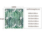 Green Tropical Plants Shower Curtains Bathroom Polyester Waterproof Shower Curtain Leaves Printing Curtains for Bathroom Shower