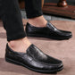 Genuine Leather Men Casual Shoes Luxury Brand 2021 Mens Loafers Moccasins Breathable Slip on Black Driving Shoes Plus Size 37-47