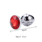 3 Size/set Metal Anal plug butt plug Sex Toys Butt Toys For Women/Men/Couples Adult Game Masturbator Anal S/M/L Diamond Sex Shop