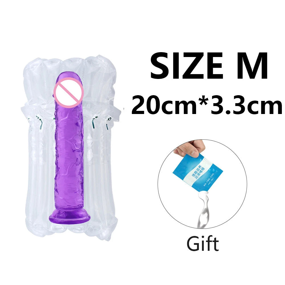 Huge Flesh Realistic Dildo Vagina Anal Butt Plug Strap On Penis Suction Cup For Woman Adult Vibrator Sex Toy Shop Pussy Pump