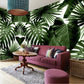 Custom Photo Wallpaper Retro Tropical Rain Forest Palm Banana Leaves 3D Wall Mural Cafe Restaurant Theme Hotel Backdrop Frescoes