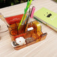 Multi-function Pen Holder transparent plastic storage Desktop small items School Supplies Desk Organizer Office Storage Research