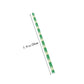 25pcs/lot Green Bamboo Paper Straws Happy Birthday Wedding Decorative Event Tropical Party Supplies Drinking Straw