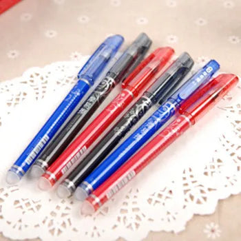 12 Pcs/Lot Cute Kawaii Erasable Pen Unisex 0.5mm Magic Gel Pens Stationery Office School Supplies Noverty Item Free Shipping