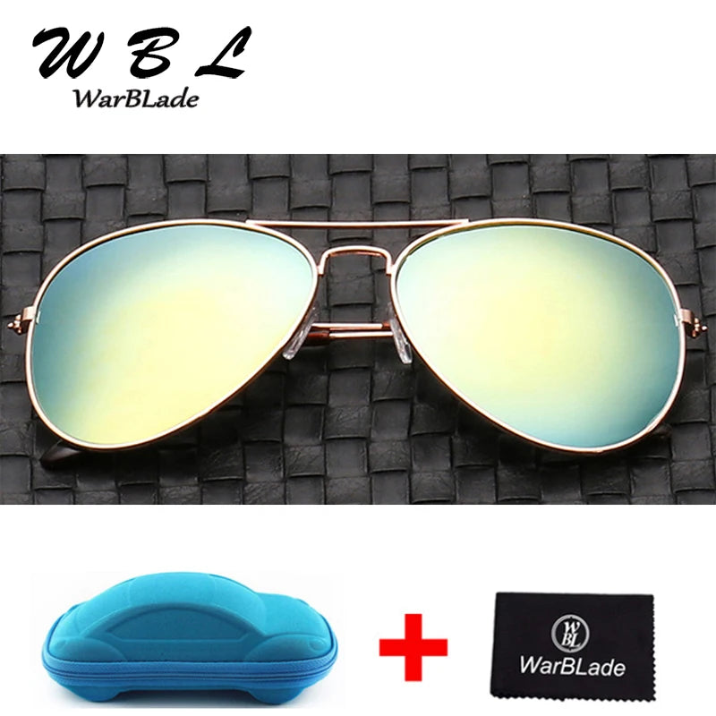 WarBLade New Trendy Pilot Sunglasses Unisex Retro Classic Sun Glasses Female Gradient Lunettes de soleil 400UV Shades